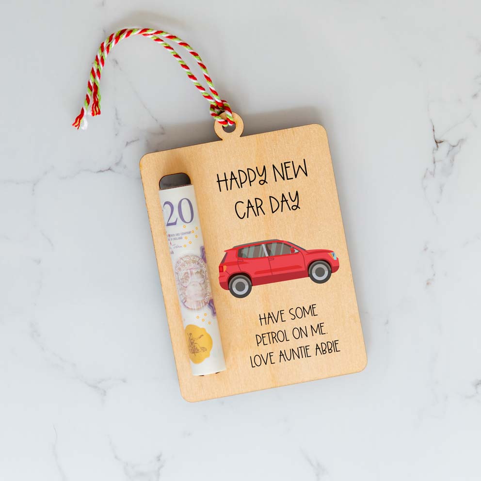 Personalised Driving Lessons Fund Money Gift Holder