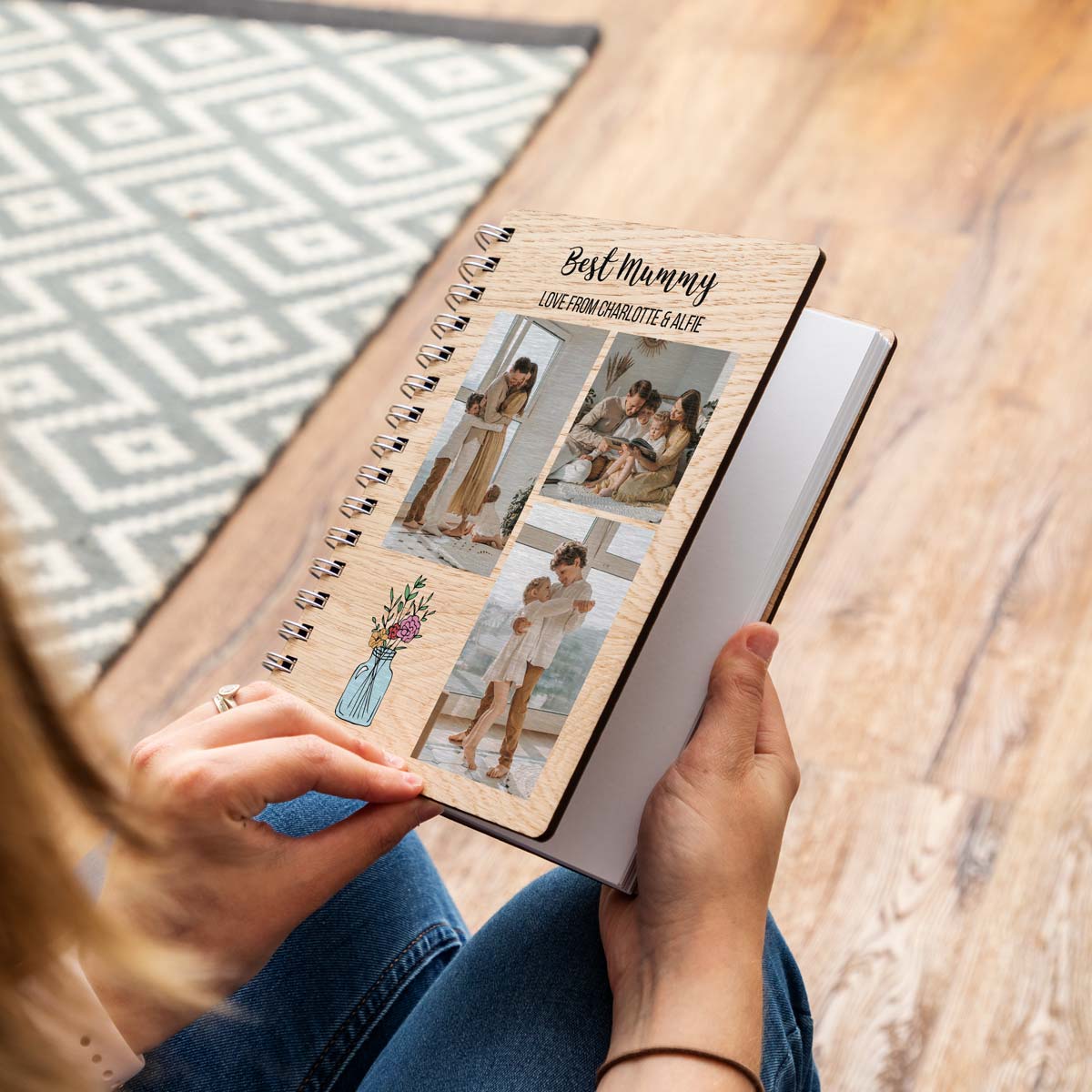 A5 portrait photo notebook