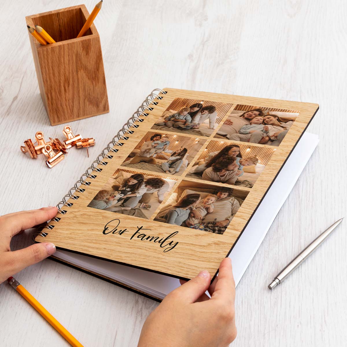 A4 portrait photo notebook
