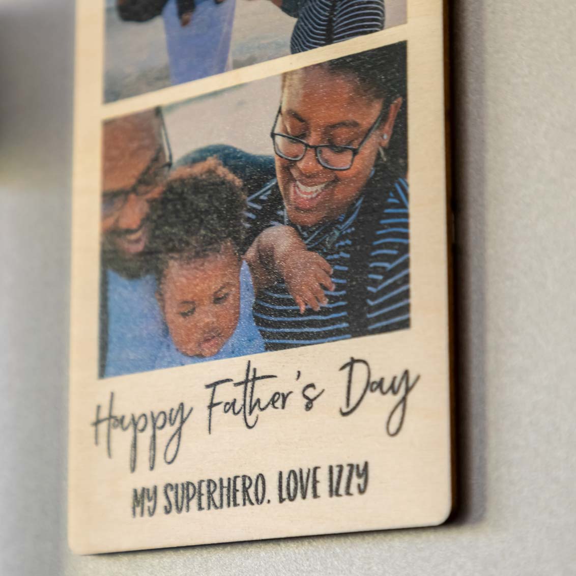 Personalised Photo Magnet With Two Images