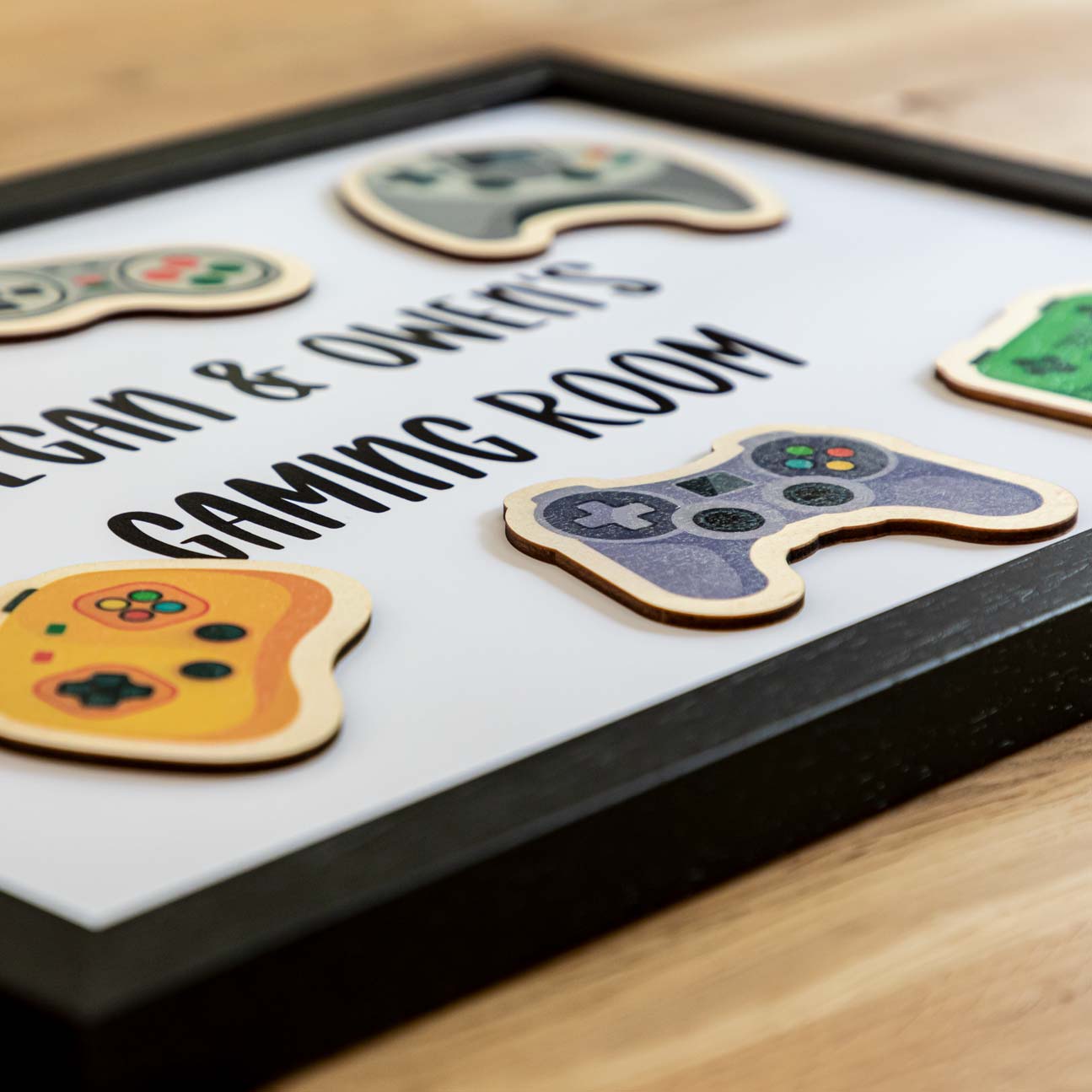 Personalised Gaming Controller Framed Print Gift