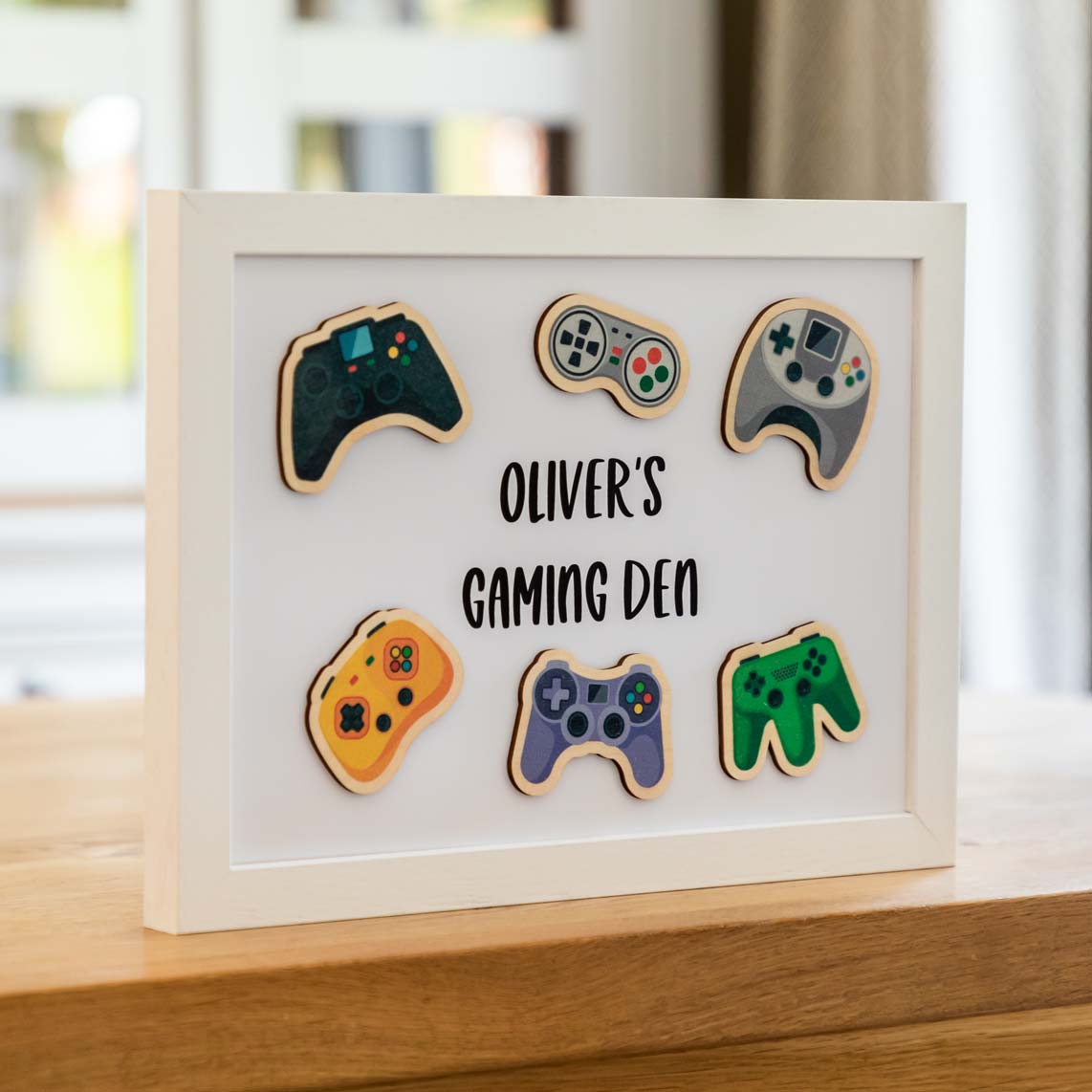 Personalised Gaming Controller Framed Print Gift