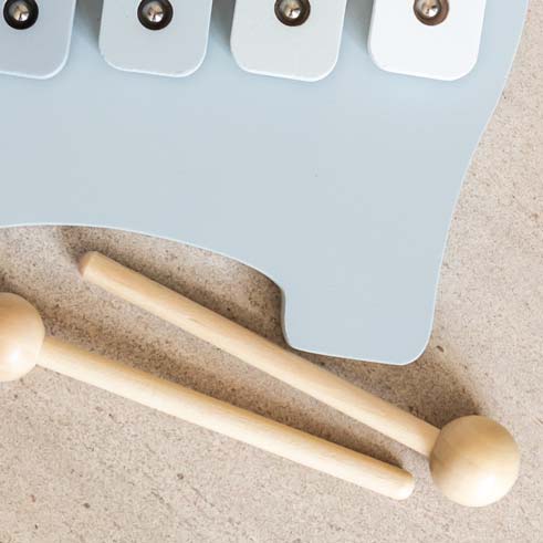 Personalised Elephant Xylophone For Christening Baptism Naming Day Gift