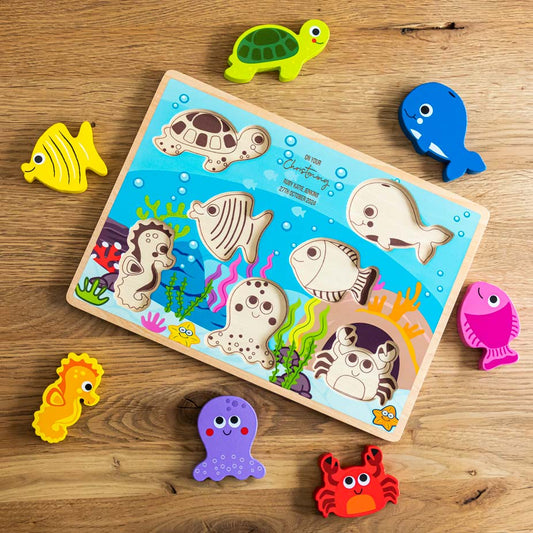 Personalised Sea Life Puzzle Gift For Christening Baptism Naming Day