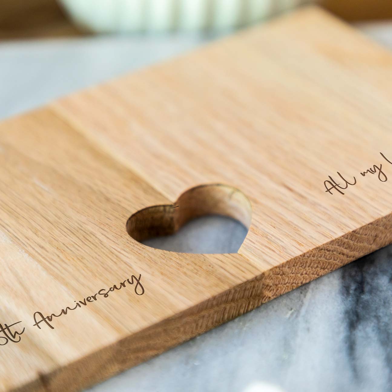 Personalised 5th Anniversary Gift Wood Coasters Set of Two