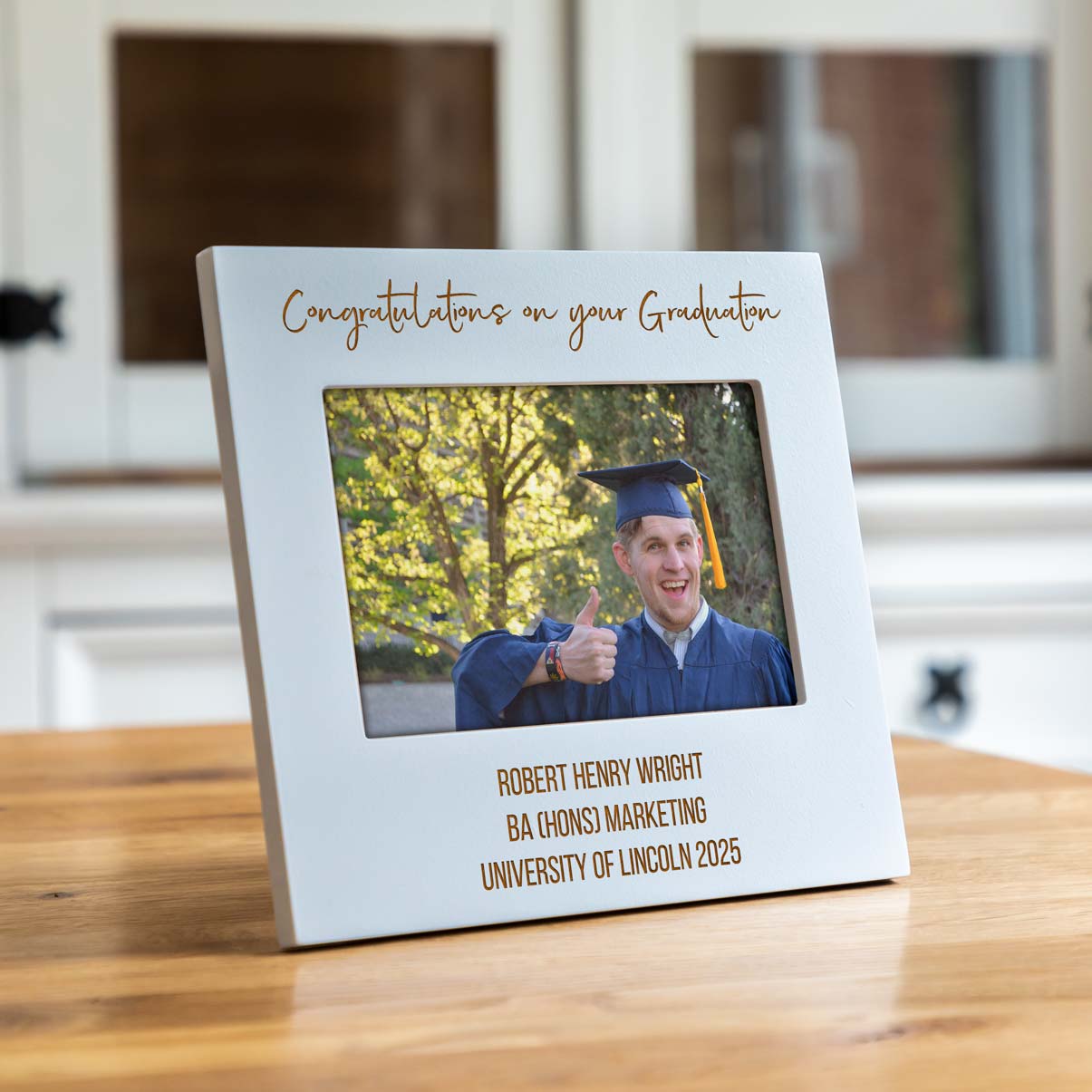 Personalised Graduation Pastel Photo Frame Gift For Graduate