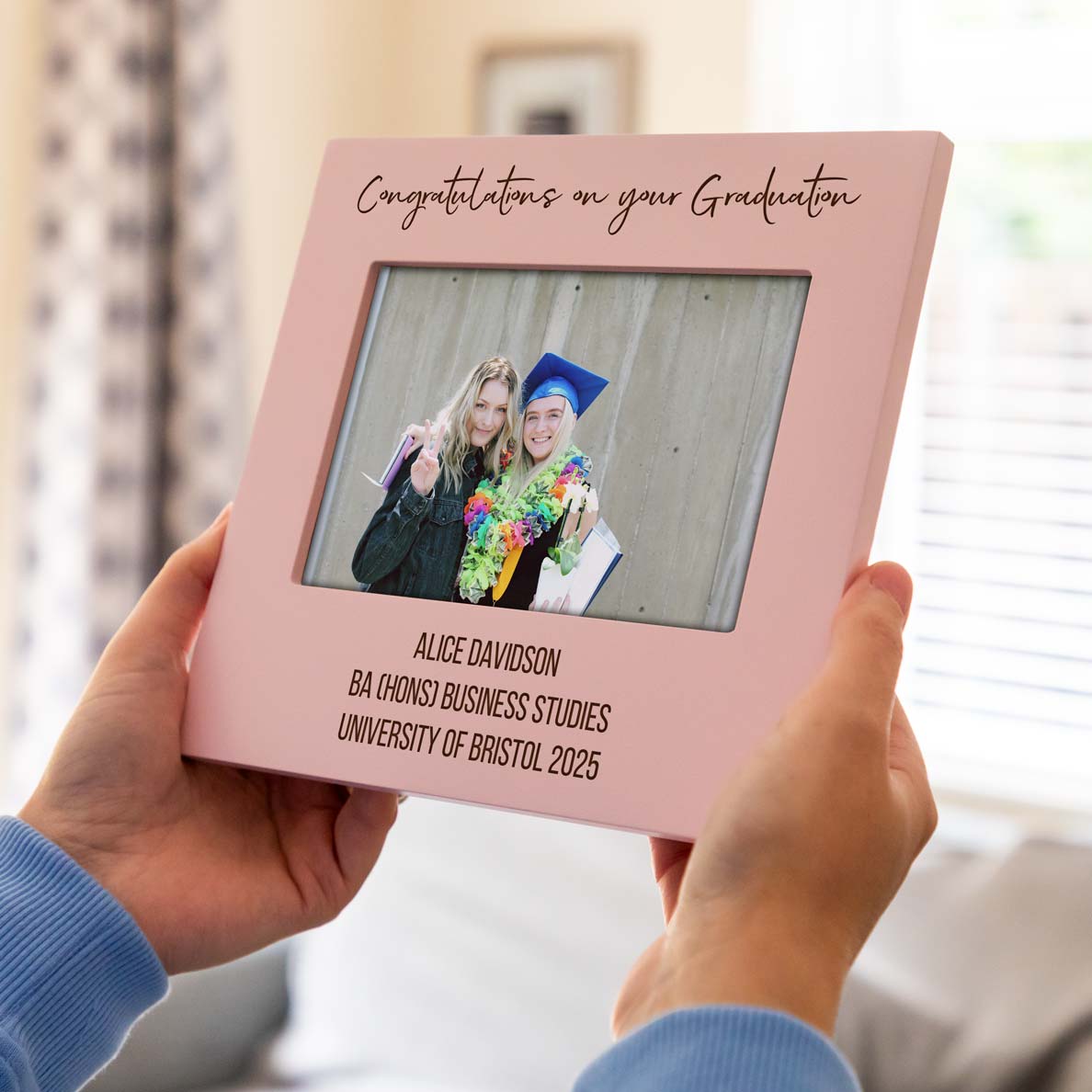 Personalised Graduation Pastel Photo Frame Gift For Graduate