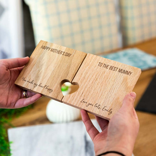 Personalised Coasters Set Of Two Gift For Mum