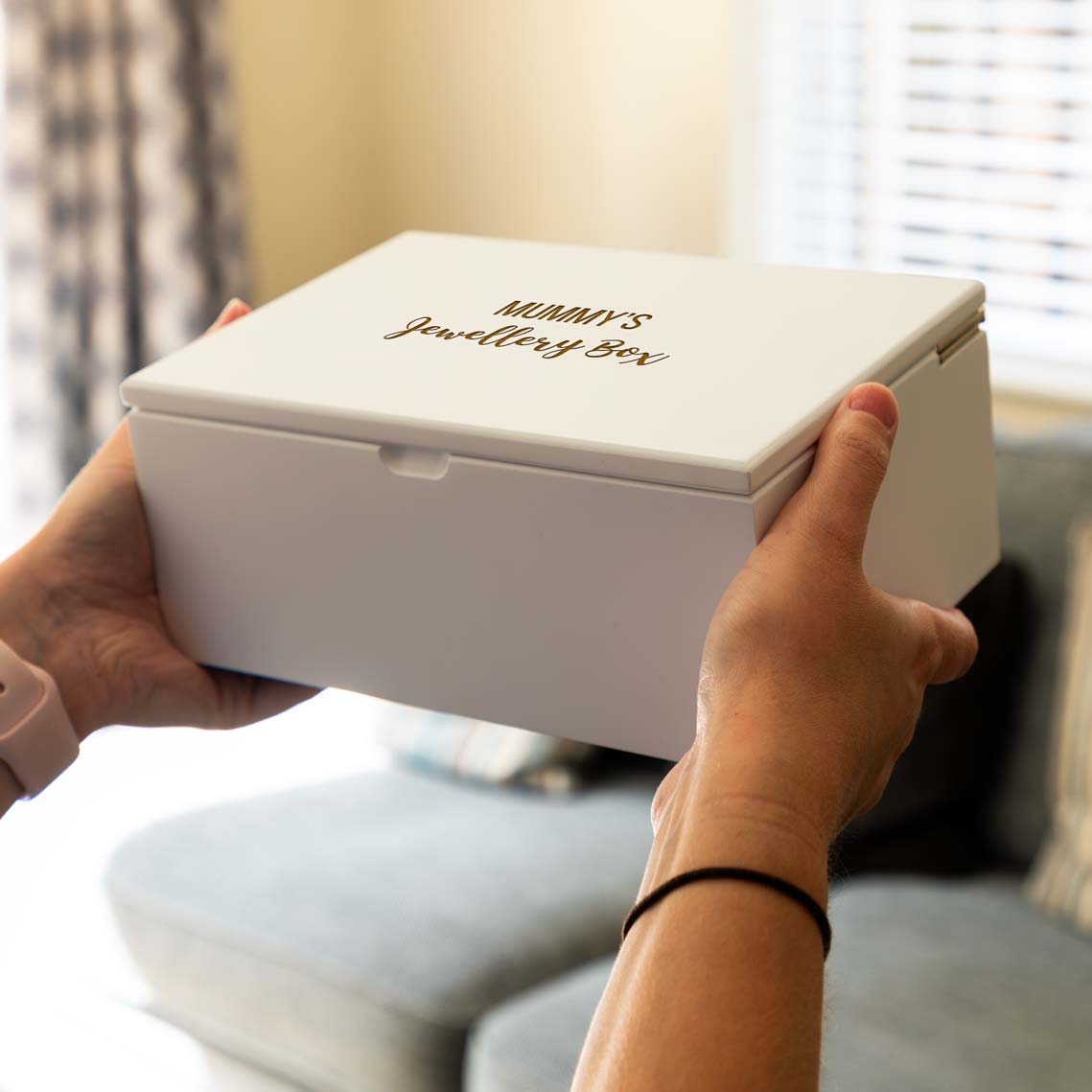Personalised Jewellery Box With Lift Out Tray
