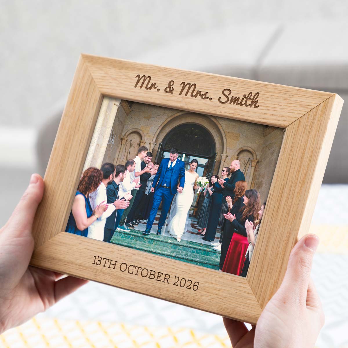 Personalised Wedding or Anniversary Photo Frame