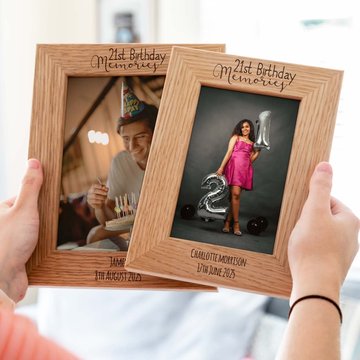 Personalised 21st Birthday Photo Frame