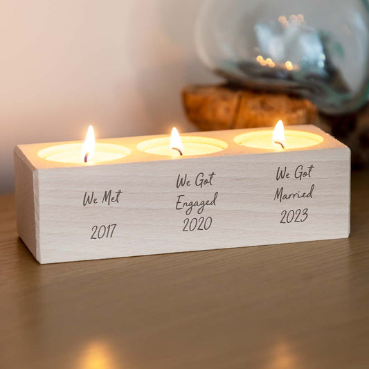 Personalised Special Occasion Candle Holder