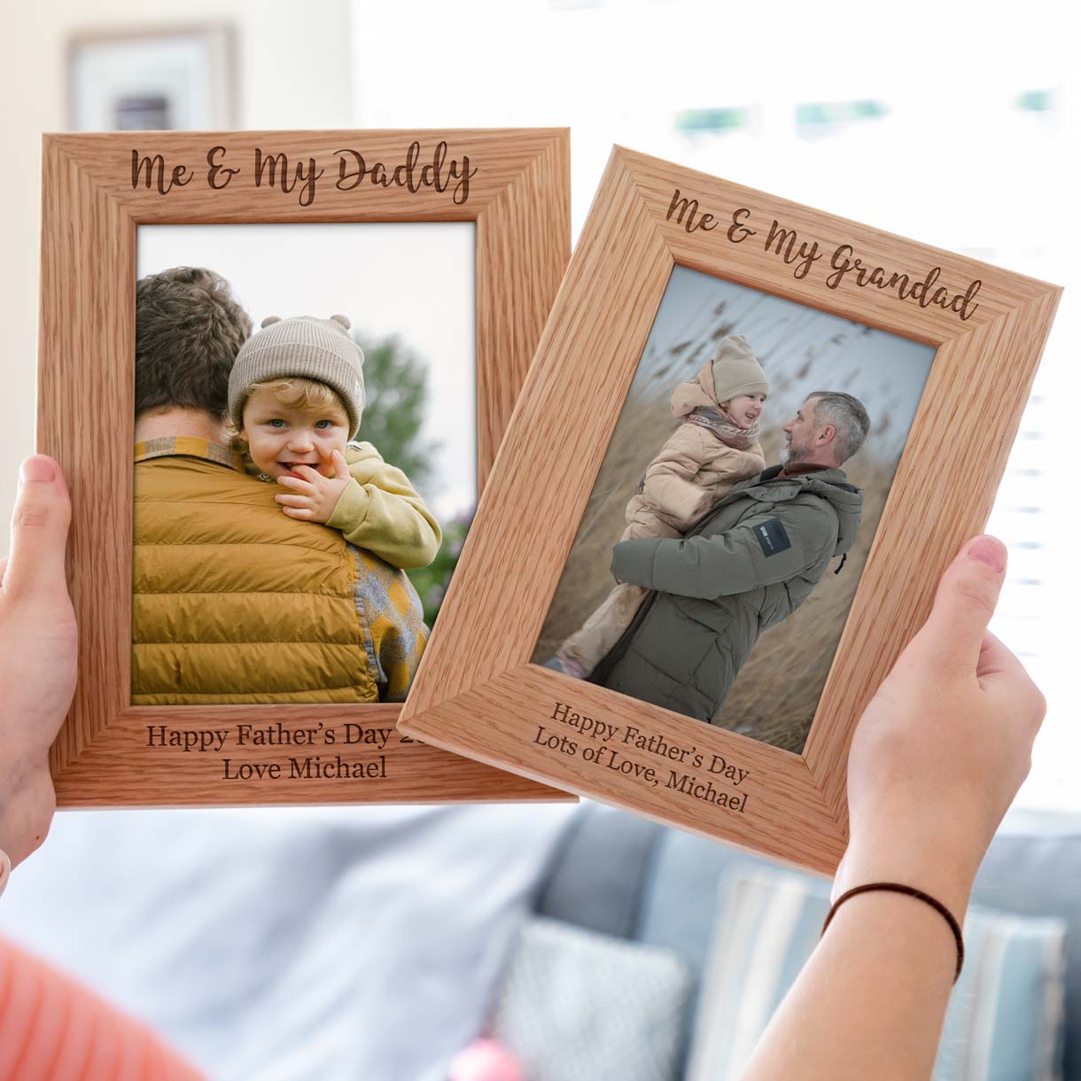 Personalised Me & My Daddy Photo Frame