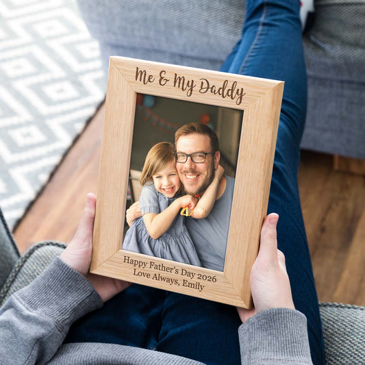 Personalised Me & My Daddy Photo Frame