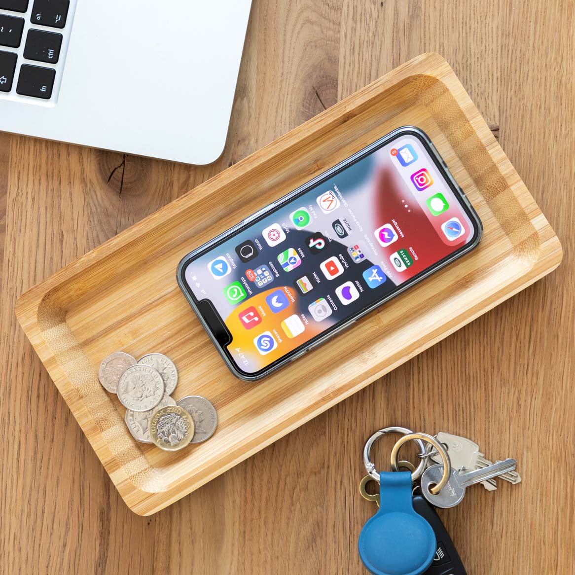 Personalised Bits and Bobs Bamboo Tray