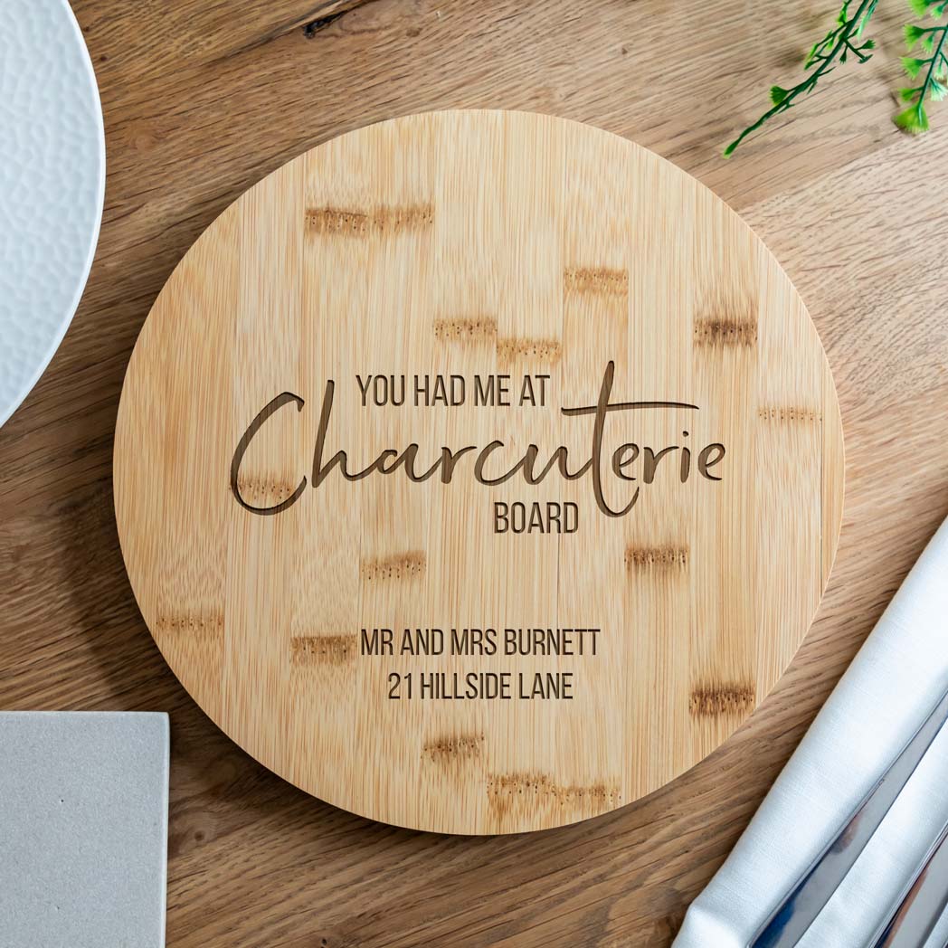 Personalised You Had Me At Charcuterie Board