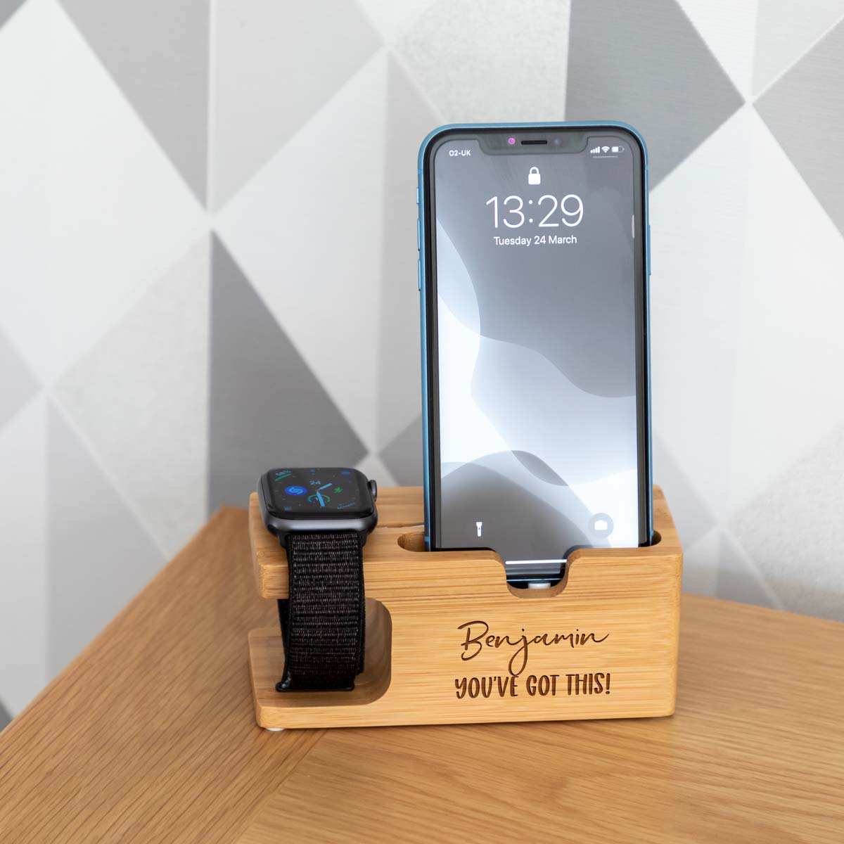 Personalised Apple Charging Station You've Got This