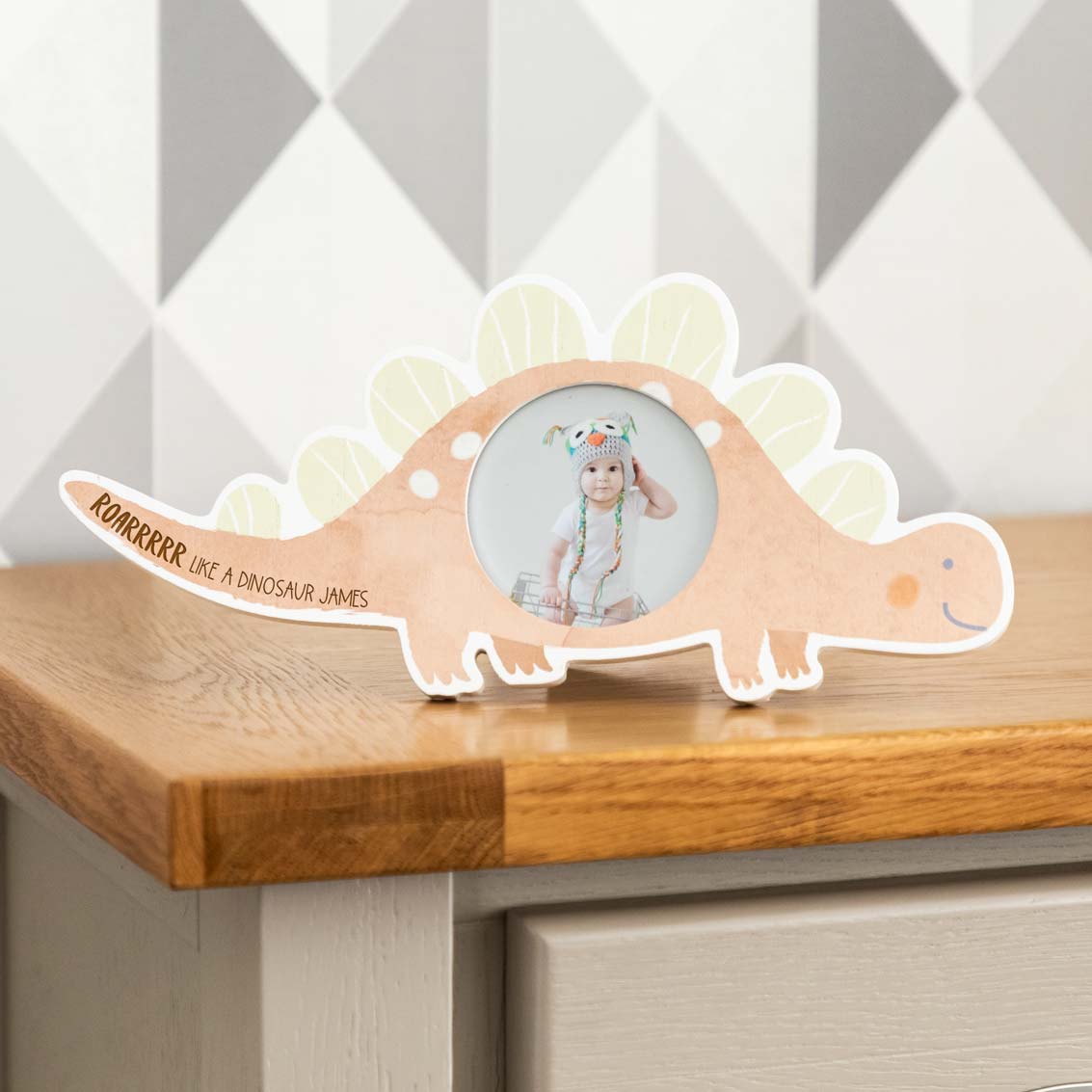 Personalised Roarrrrr Like A Dinosaur Photo Frame