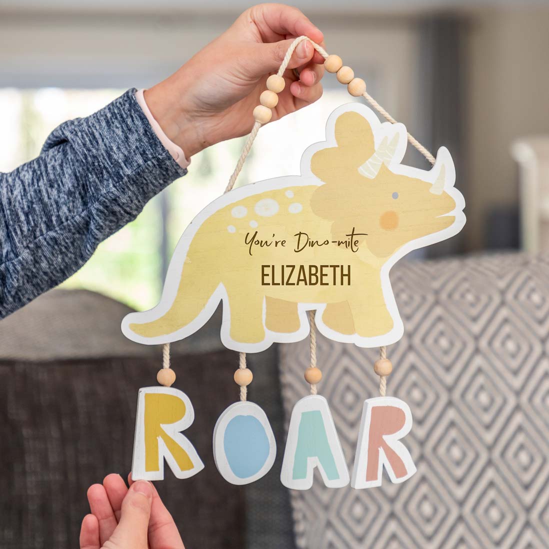 Personalised You're Dino-mite Roar Dinosaur Sign