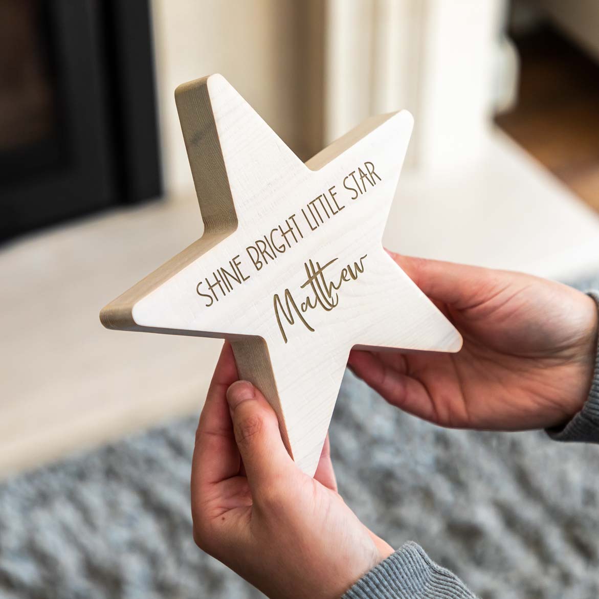 Personalised Shine Bright Little Star New Baby Gift