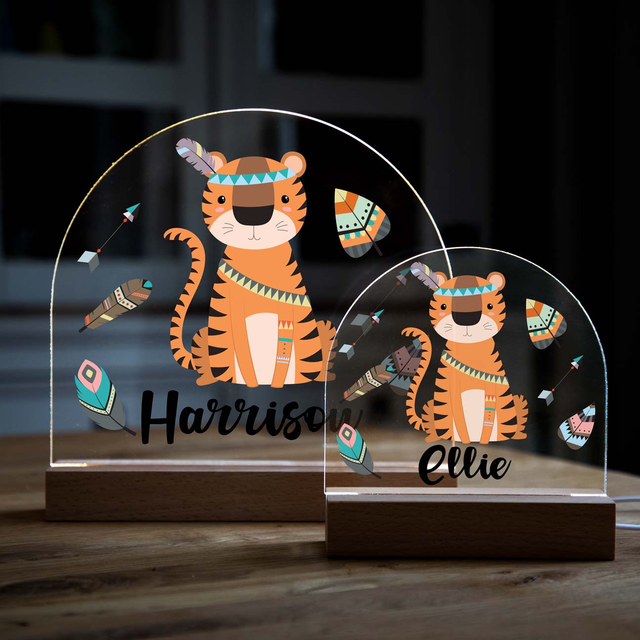 Personalised Tiger Night Light