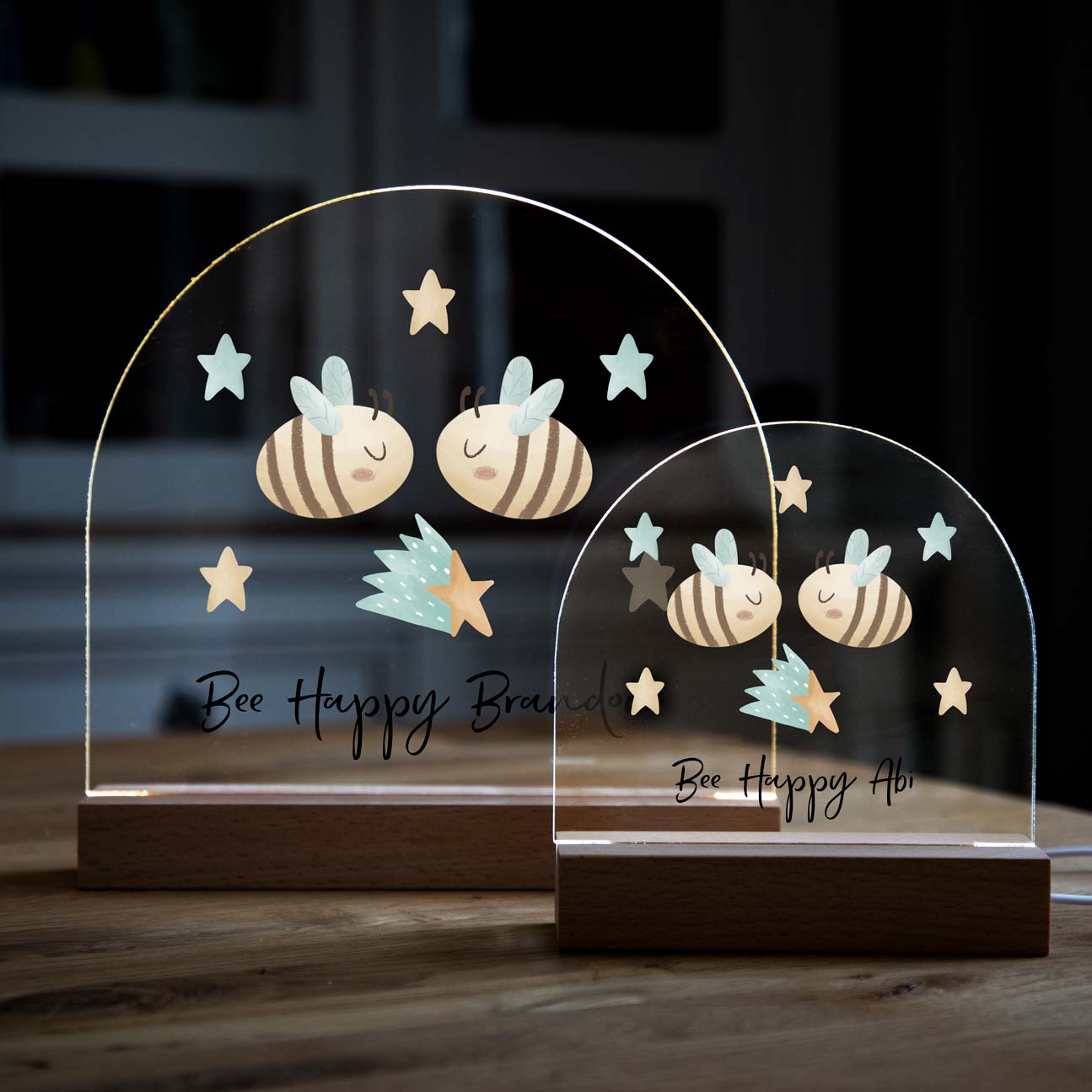 Personalised Bee Night Light