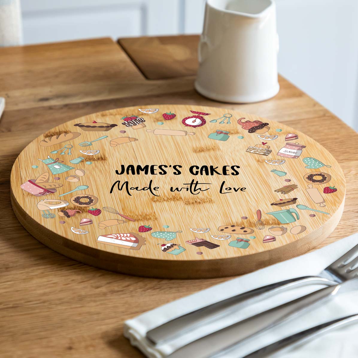 Personalised Cake Serving Board