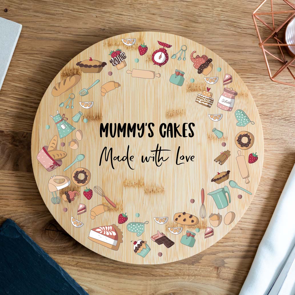 Personalised Cake Serving Board