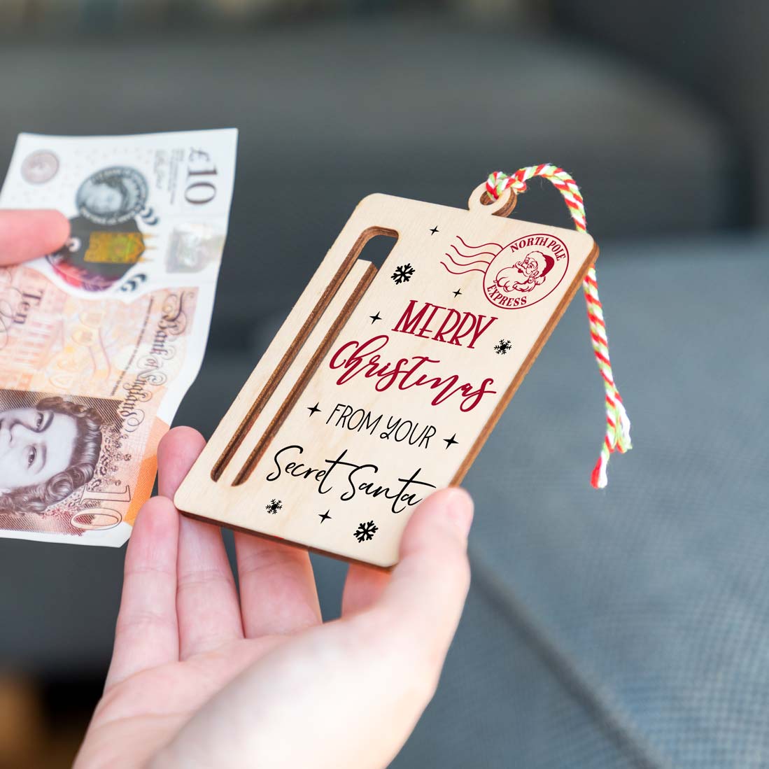 Christmas Secret Santa Money Holder Gift