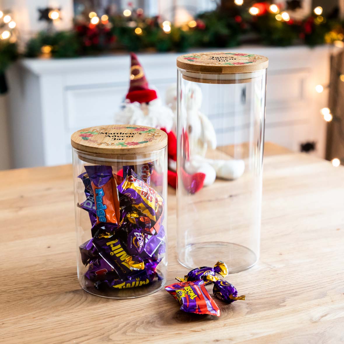 Personalised Fill Your Own Advent Calendar Jar