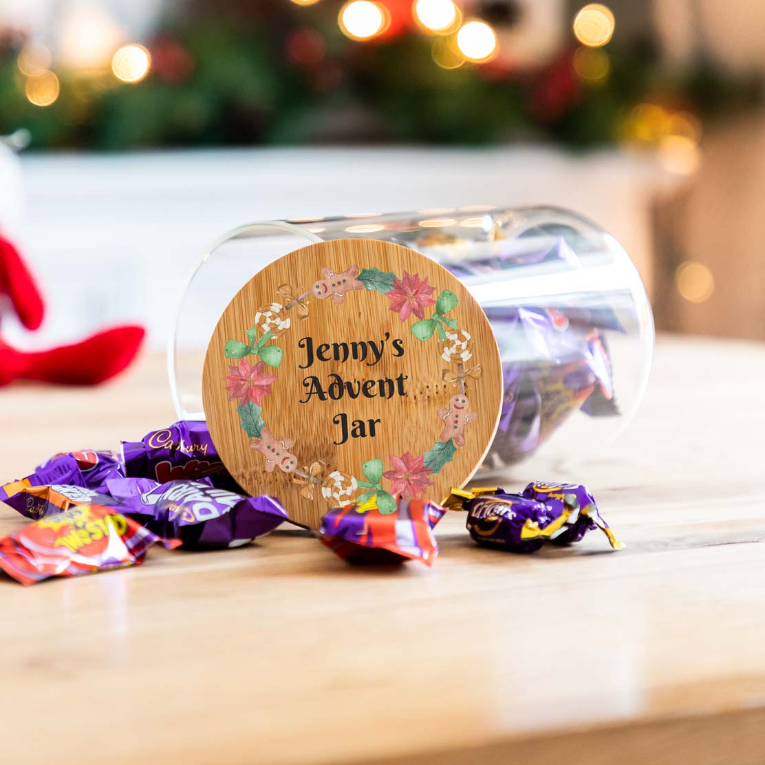 Personalised Fill Your Own Advent Calendar Jar