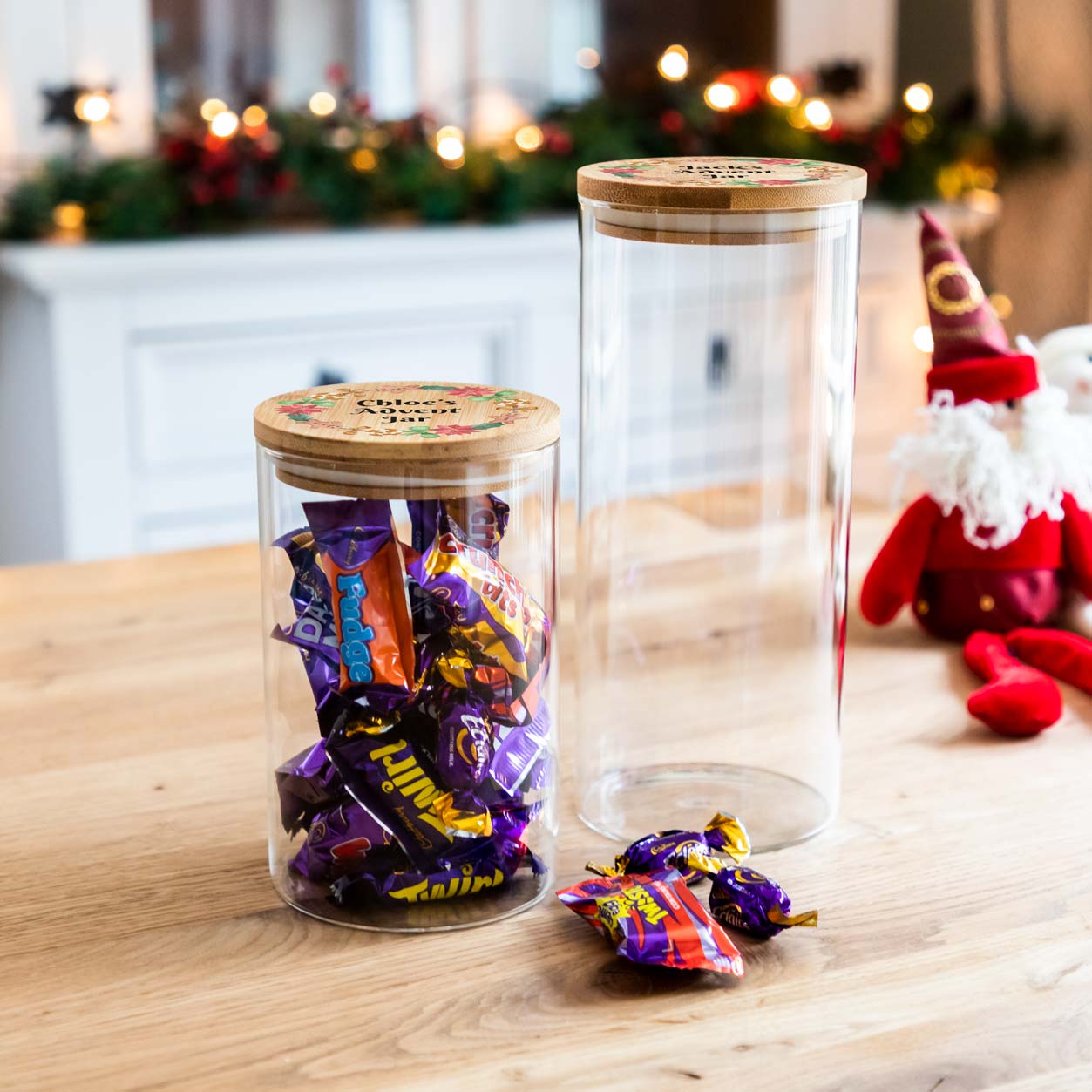 Personalised Fill Your Own Advent Calendar Jar