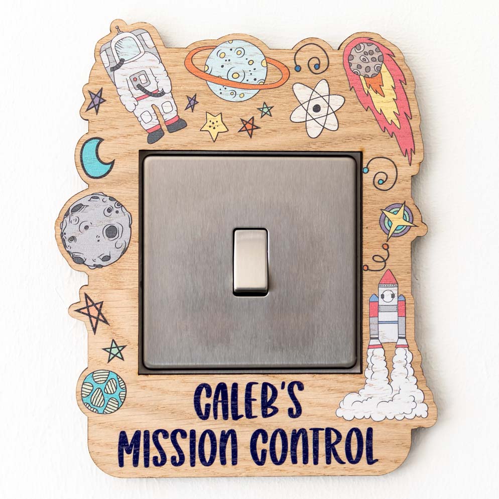 Personalised Outer Space Light Switch Surround