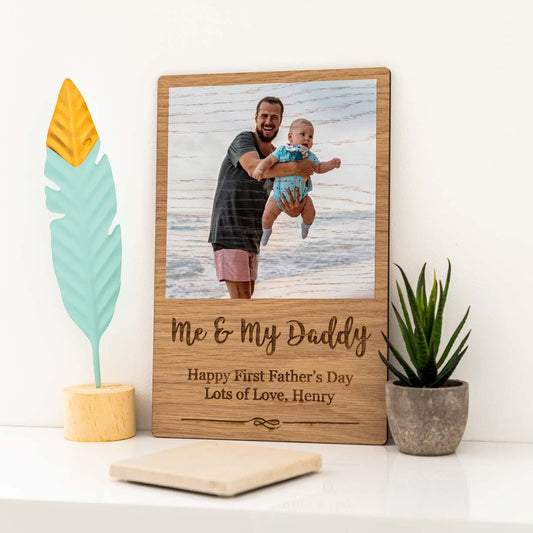 Personalised Wood Photo Print For Wall