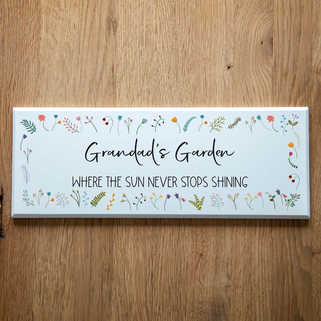 Personalised Garden Sign Gift For Grandparents