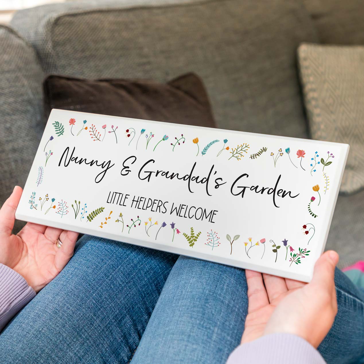 Personalised Garden Sign Gift For Grandparents