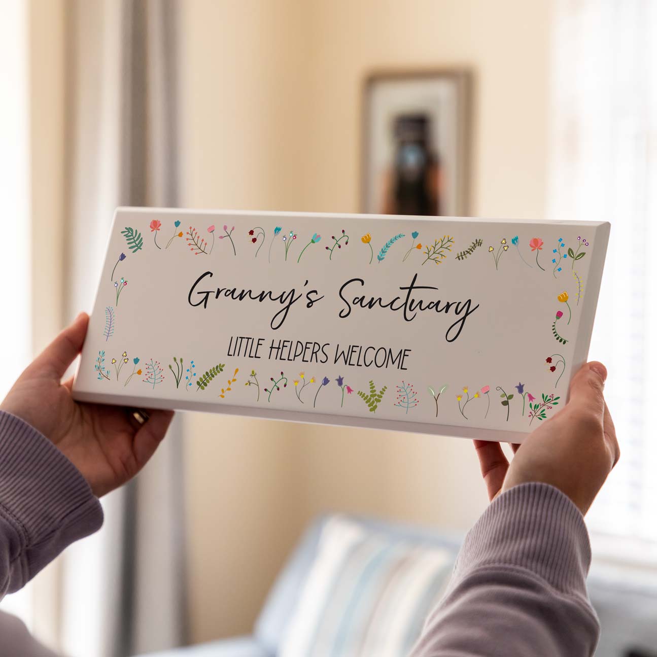 Personalised Garden Sign Gift For Grandparents