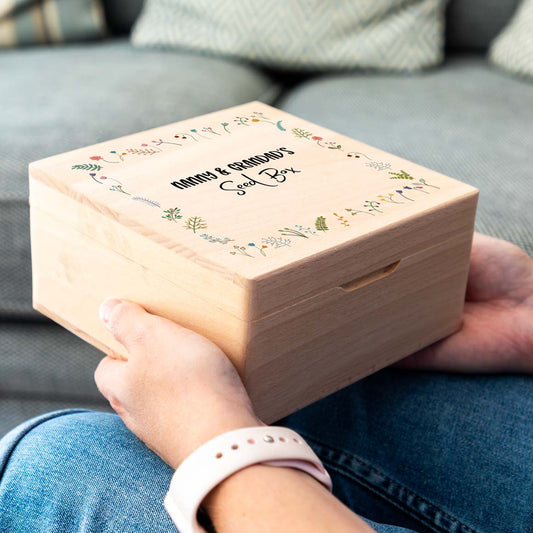 Personalised Garden Seed Box Gift For Gardeners