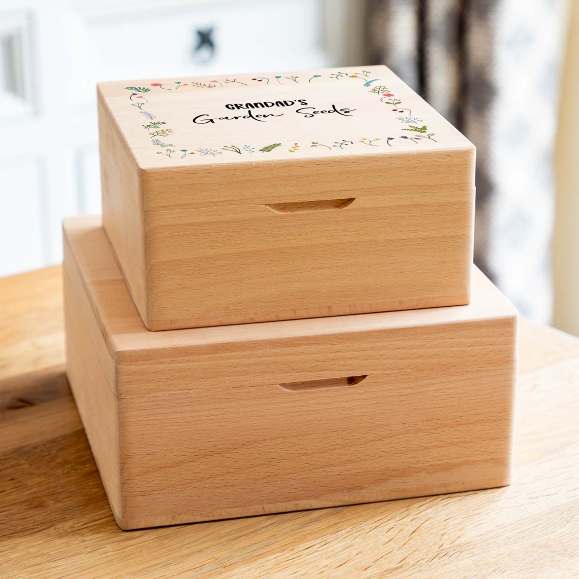 Personalised Garden Seed Box Gift For Gardeners
