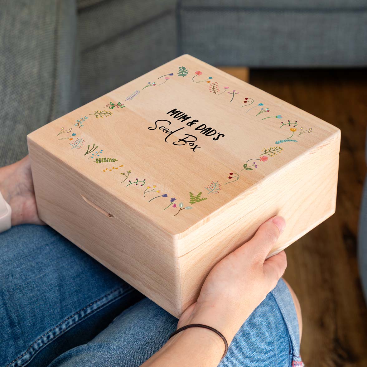 Personalised Garden Seed Box Gift For Gardeners
