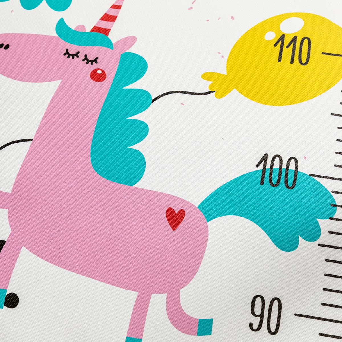 Unicorn Height Chart Wall Sticker