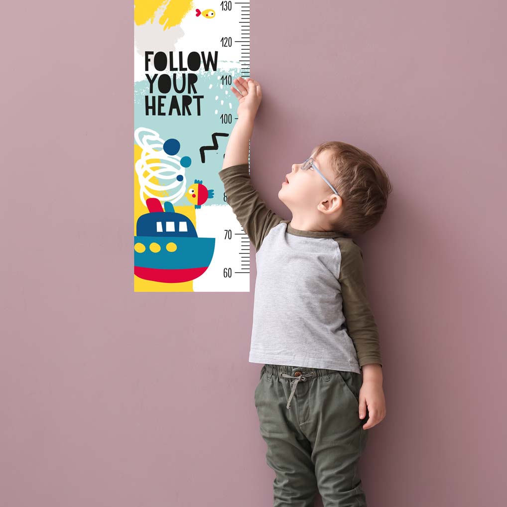 Sea Height Chart Wall Sticker