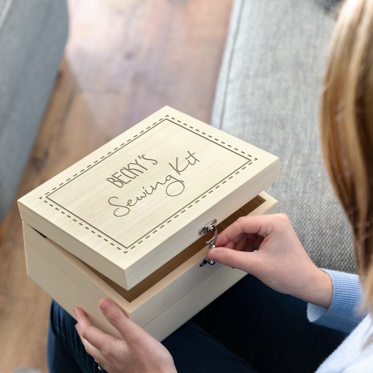 Personalised Sewing Box