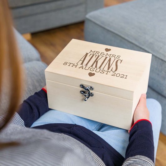Personalised Wedding Memories Gift Box