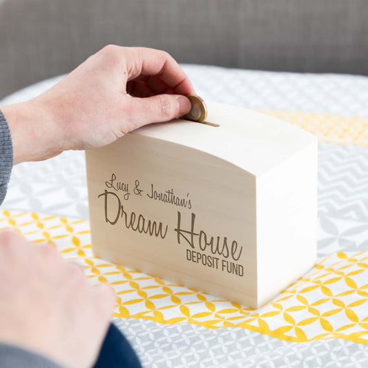 Dream House Fund Personalised Money Box