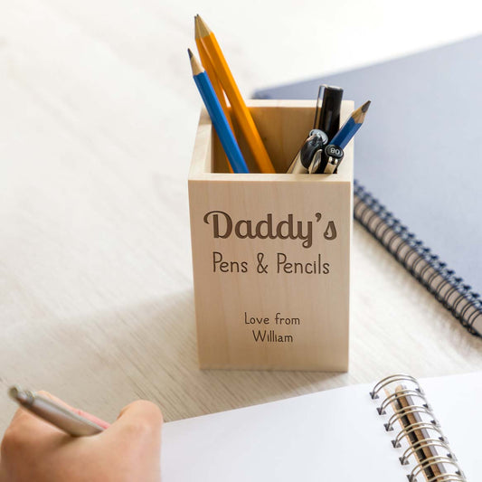 Personalised Pen and Pencil Holder