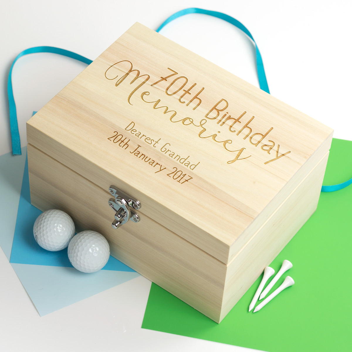 70th Birthday Memories Keepsake Box