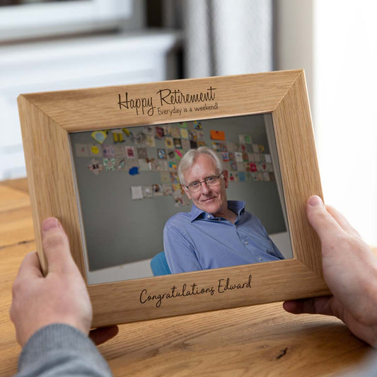 Personalised Retirement Gift Photo Frame