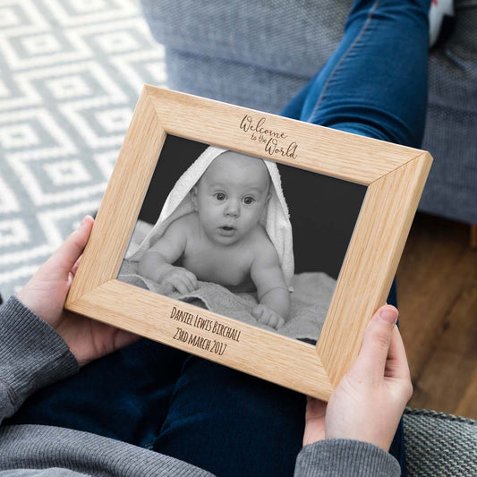 Personalised New Baby Photo Frame Gift