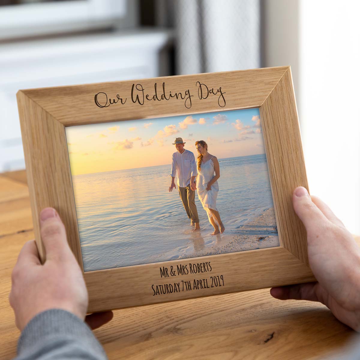 Personalised Wedding Day Photo Frame